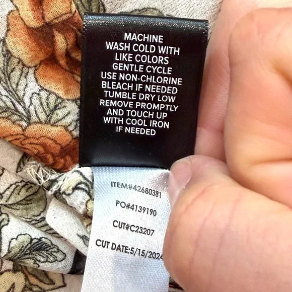 Torrid Sleeveless Floral Butterfly Open Front Top Dress - Picture 16 of 16